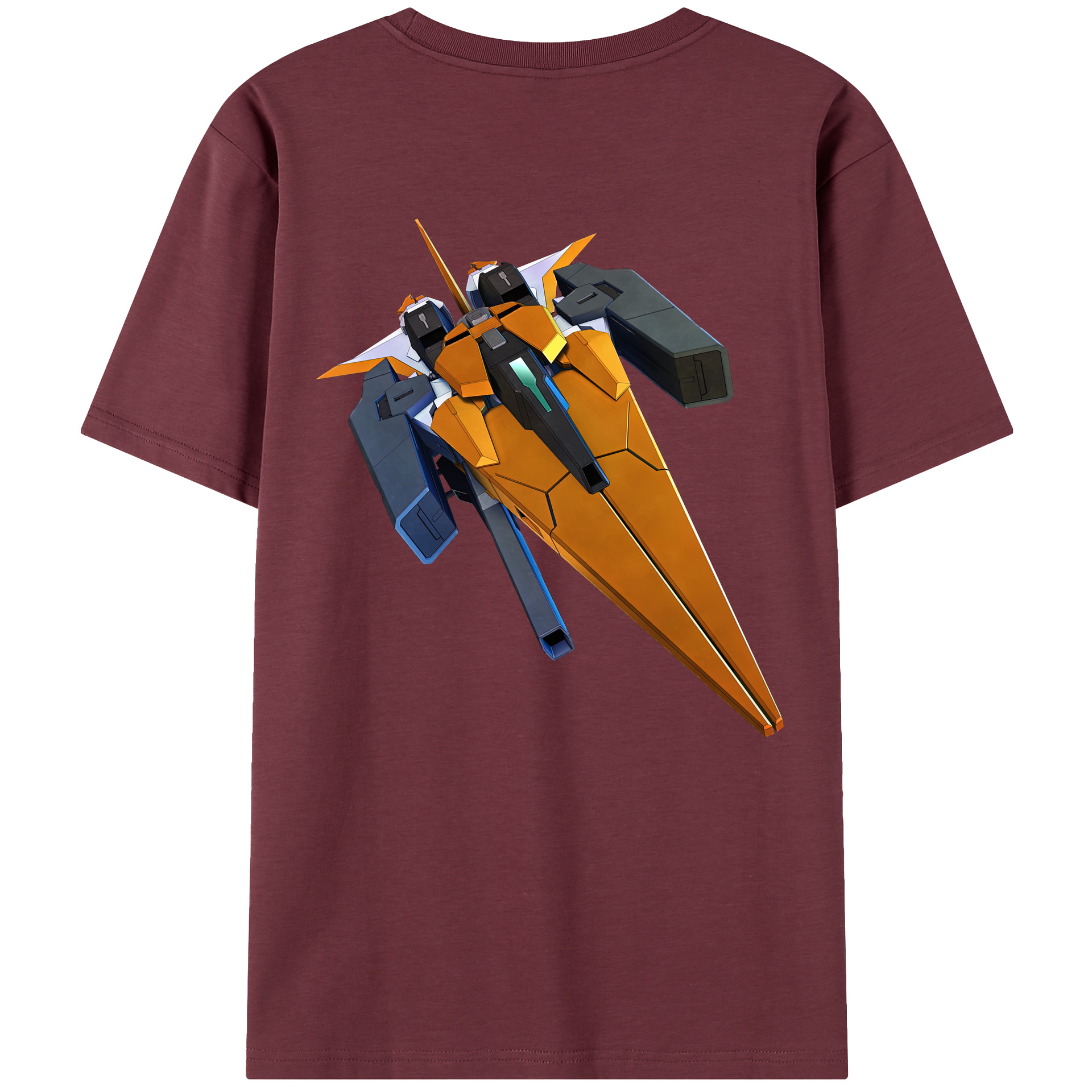 （画像用） 機動戦士ガンダム Mobile Suit Gundam 綿100％半袖Tシャツ（背面プリント）